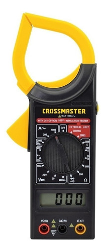 Pinza Amperometrica Digital Crossmaster Profesional Estuche