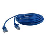 Cable De Red 10 Metros /rj45 Azul---- Genérico ----