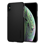 Apple iPhone XS Spigen Thin Fit Carcasa Antichoque Case