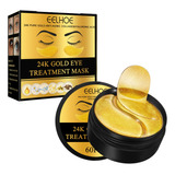 Parches Bajo Los Ojos: 24k Gold Under Eye Mask 2 Pack