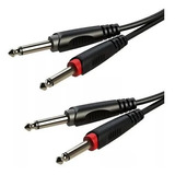Cable Roxtone Racc100l3 2 Plug- 2 Plug Macho Mono 3 Metros