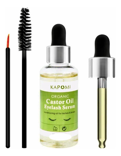 Suero Para Crecimiento De Pestañas Organic Castor Oil 10 Ml