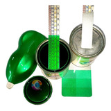 Kit Pintura Candy Bicapa Verde 1 Lt + Base Aluminio Bc. 1 Lt