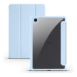 Funda Azul Con 3 Pliegues Para Samsung Galaxy Tab S6 Lite