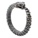 Calidad Anillos Serpiente Plata Vintage For Hombre