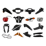 Kit De Plásticos Honda Wave Afs 110 Mod 14 A 16 C/ Ópticas