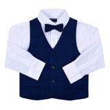 Set Formal Para Niño Elegante Slim Fit 3pz Zilerys T4-14 [u]