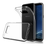 Capa Ultra Fina+película Gel P/ Galaxy S6 S7 S8 S9 Plus Edge