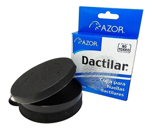 Almohadilla Dactilar Cojin Para Huellas Sellos Con Tinta