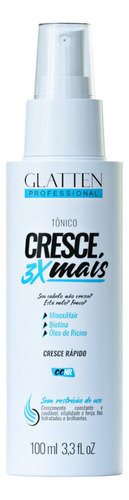 Tônico Cresce Cabelo Glatten 100ml Crescimento 3xmais Rápido