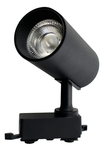 Spot Para Trilho Eletrificado Preto Led 15w Luz Forte