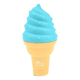 Juguete Forma Cono Helado Ice Pop Perros Refrescante Color Azul
