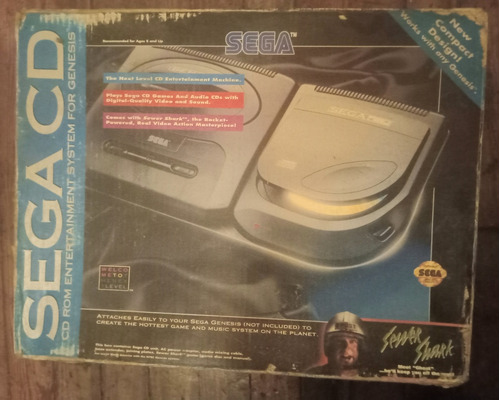 Sega Genesis + Sega Cd En Caja Original Con Manual!!