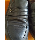Zapatos De Cuero Negro Usados