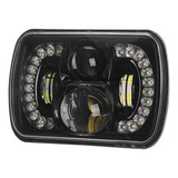 Faro Led 60w Cuadrado 5x7 Para Jeep Wrangler Yj/ Cherokee Xj