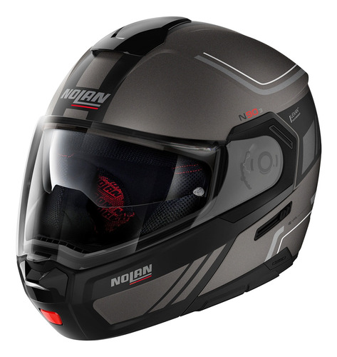 Casco Moto Rebatible Nolan N90-3 Voyager N-com Doble Visor