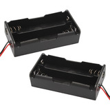 Pack 2pcs Porta Pila Dual 2x18650 Para Bateria 18650 [ Max ]