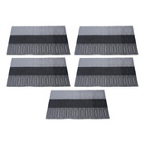 Placemat, 5 Alfombrillas De Comedor De Pvc, Lavables