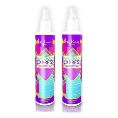 Planchado Express NEKANE CAPILAR 300ml | Alaciante Temporal con Termoprotector, Control Frizz y Volumen, Cabello Lacio y Brillante | Pack de 2 | MercadoLibre