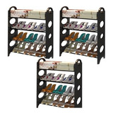 X3 Organizador De Zapatos Rack Estante Zapatero 36 Pares