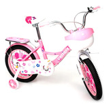 Bicicleta Bike Infantil Aro 16 Princesa Rosa