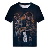 2024 Camiseta Impresa En 3d The Last Of Us Part Ii