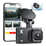 Dash Cam 4k Delantera Y Trasera Con Wifi - Kingslim D2 Pro 4