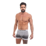 Boxer  Para Hombre Pack X12 Dufour 11855 Sin Costuras Rayado