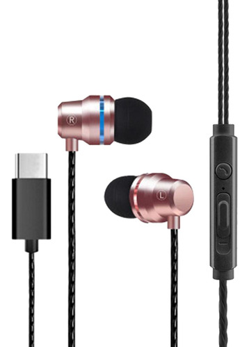 Auriculares Usb C Con Cable Hifi Auriculares Con Micrófono