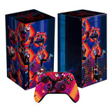 Skin Para Xbox Series X Set Across Spider Verse 