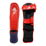 Protector Tibial adidas Rojo Kickboxing Mma Profesional 