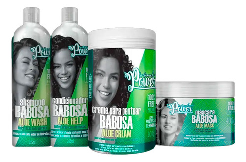 Kit Shampoo, Condicionador, Máscara E Creme De Pentear Soul 