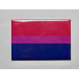 Imán Decorativo Bandera Bisexual Pride Lgbttqi Refrigerador