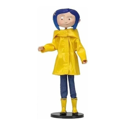 Figura Coraline Muñeca Neca Coraline Jones Raincoat Nueva | Envío gratis