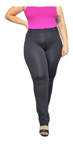 Calça Social Feminina K2b Plus Size Cintura Alta Uniforme