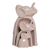 Trio Elefante Peça Decoração Rs