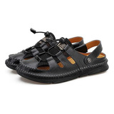 Sandalias Caballero Chanclas Hombre Piel Huarache