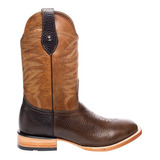 Bota Vaquera Bulldog Para Hombre Horsag Piel 100% Original