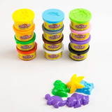 Plastilina Tipo Play Doh Set X 10 Colour Dough