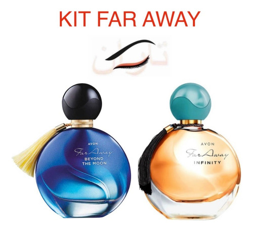 Deo Parfum Avon Far Away The Moon + Infinity 50ml