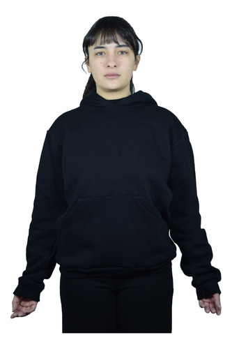 Buzo Canguro Capucha Liso Hoodie Frisa Premium Hombre Mujer