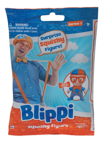 Blippi Figura Squishy Sorpresa Season 1 Color Azul