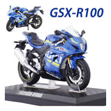 Suzuki Gsx-r1000 Modelo 1:12 Moto Con Visualizador