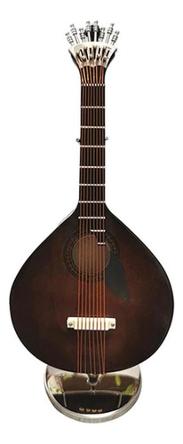 Modelo De Guitarra De Adornos En Miniatura Con Soporte .