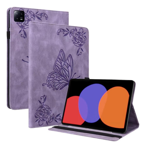 Purple Butterfly Tablet Case For Xiaomi Pad Pro5 11