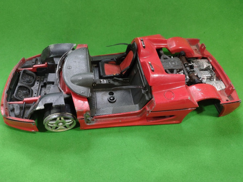 Miniatura Ferrari F50 Escala 1:18 Maisto Sucata Diorama Peça