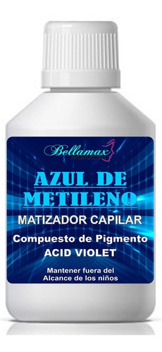 Matizador Capilar Azul De Metileno Bellamax 100ml
