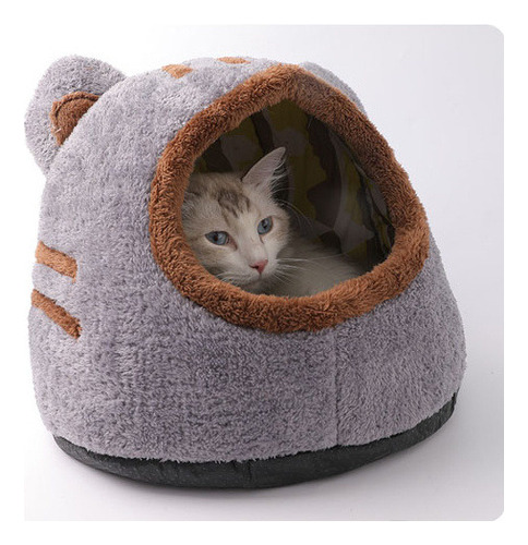 Cesta De Cama Grande Con Forma De Cueva Para Gatos, Cálida,