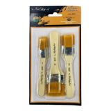 Set Pincel Pinceletas Van Orley X 6 U. Cerdas Sinteticas