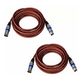 Cable Micrófono Xlr 10 Ft Yuyaokk 2pcs Pair Premium